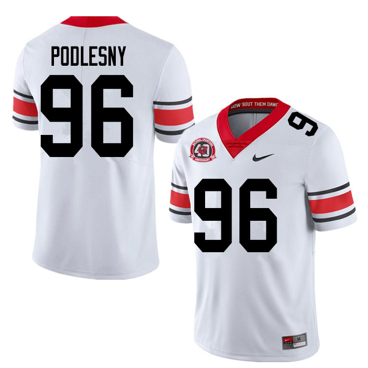2020 Men #96 Jack Podlesny Georgia Bulldogs 1980 National Champions 40th Anniversary College Footbal - Click Image to Close